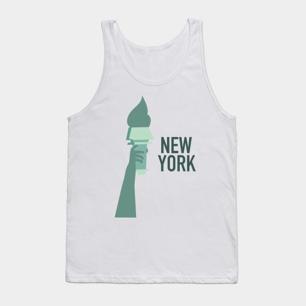 New York Statue of Liberty Tank Top by nickemporium1